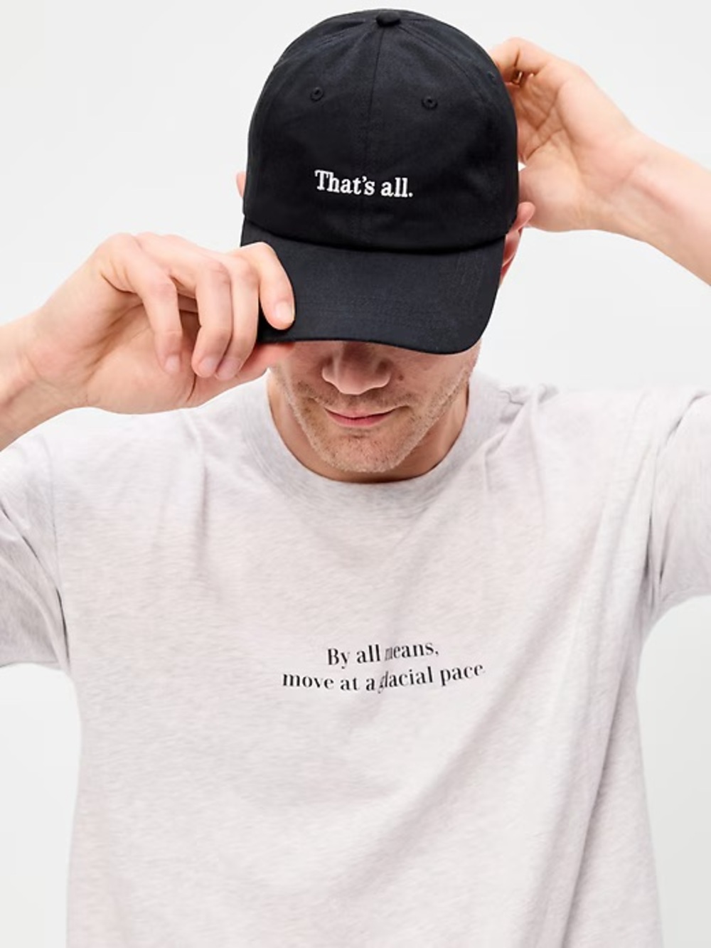 TDWP2 Baseball Cap “That's all.' And Red Shoe Embroidery
